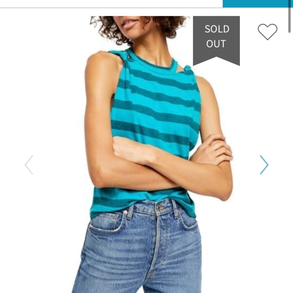 Free people twisted tank. New with‎ tags.